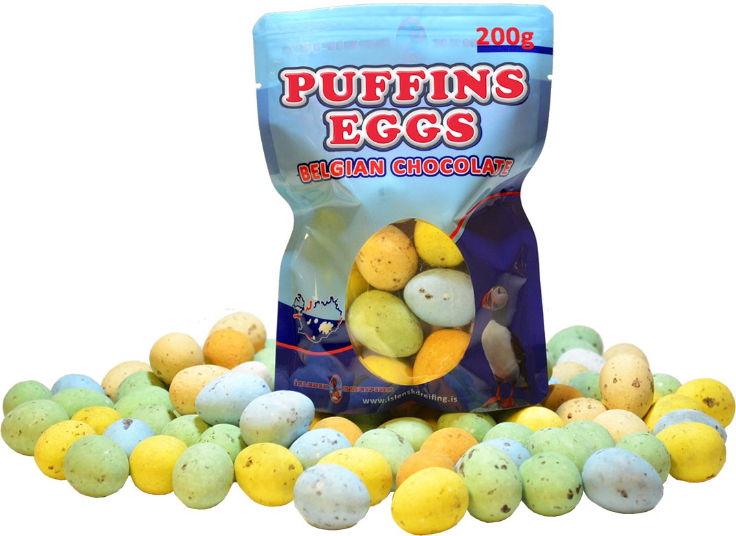 Súkkulaði Fyllt Lunda Egg vörunr. 25048-B-VEF